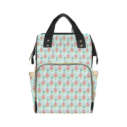 Cake Pattern Print Design 06 Diaper Bag Backpack