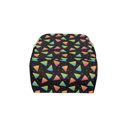 Rainbow Watermelon Pattern Print Design A04 Diaper Bag Backpack