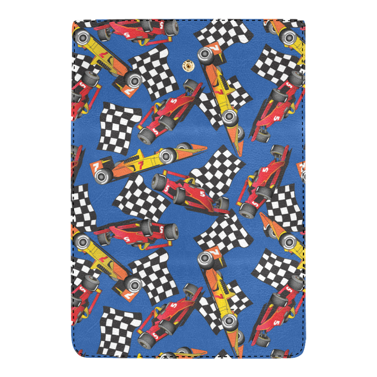 Racing Pattern Print Design A01 Women's Trifold Wallet