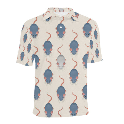 Rat Pattern Print Design 03 Men Polo Shirt