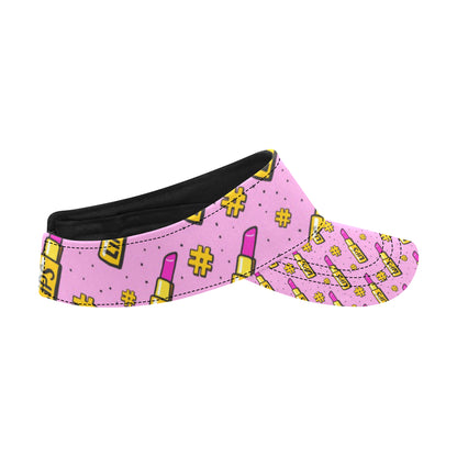 Lipstick Pattern Print Design LT03 Unisex Sun Visor