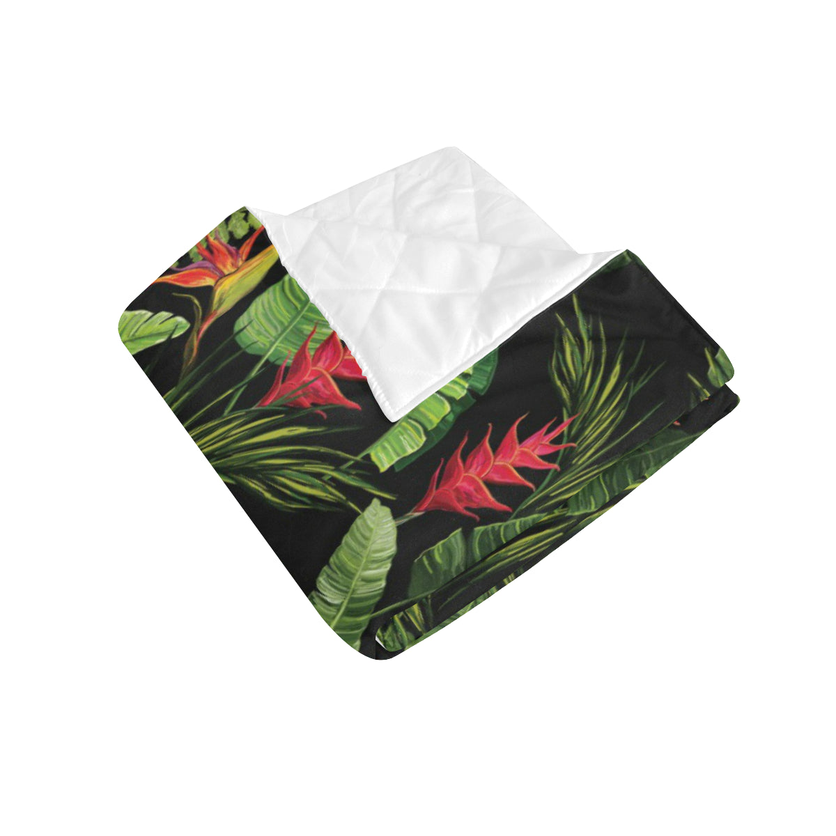 Bird Of Paradise Pattern Print Design BOP010 Premium Quilt