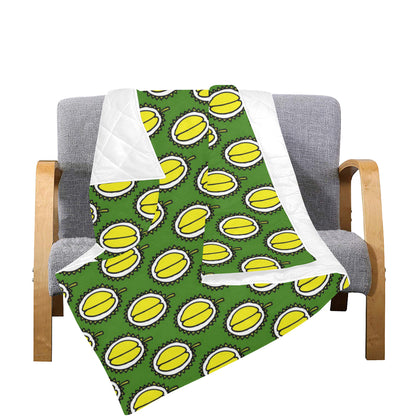 Durian Pattern Print Design DR01 Premium Quilt