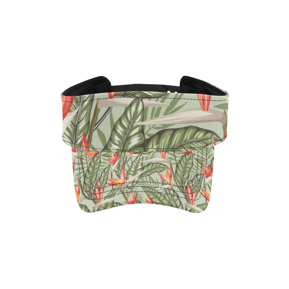 Bird Of Paradise Pattern Print Design BOP08 Unisex Sun Visor