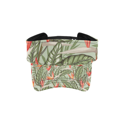 Bird Of Paradise Pattern Print Design BOP08 Unisex Sun Visor