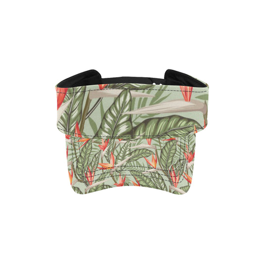 Bird Of Paradise Pattern Print Design BOP08 Unisex Sun Visor
