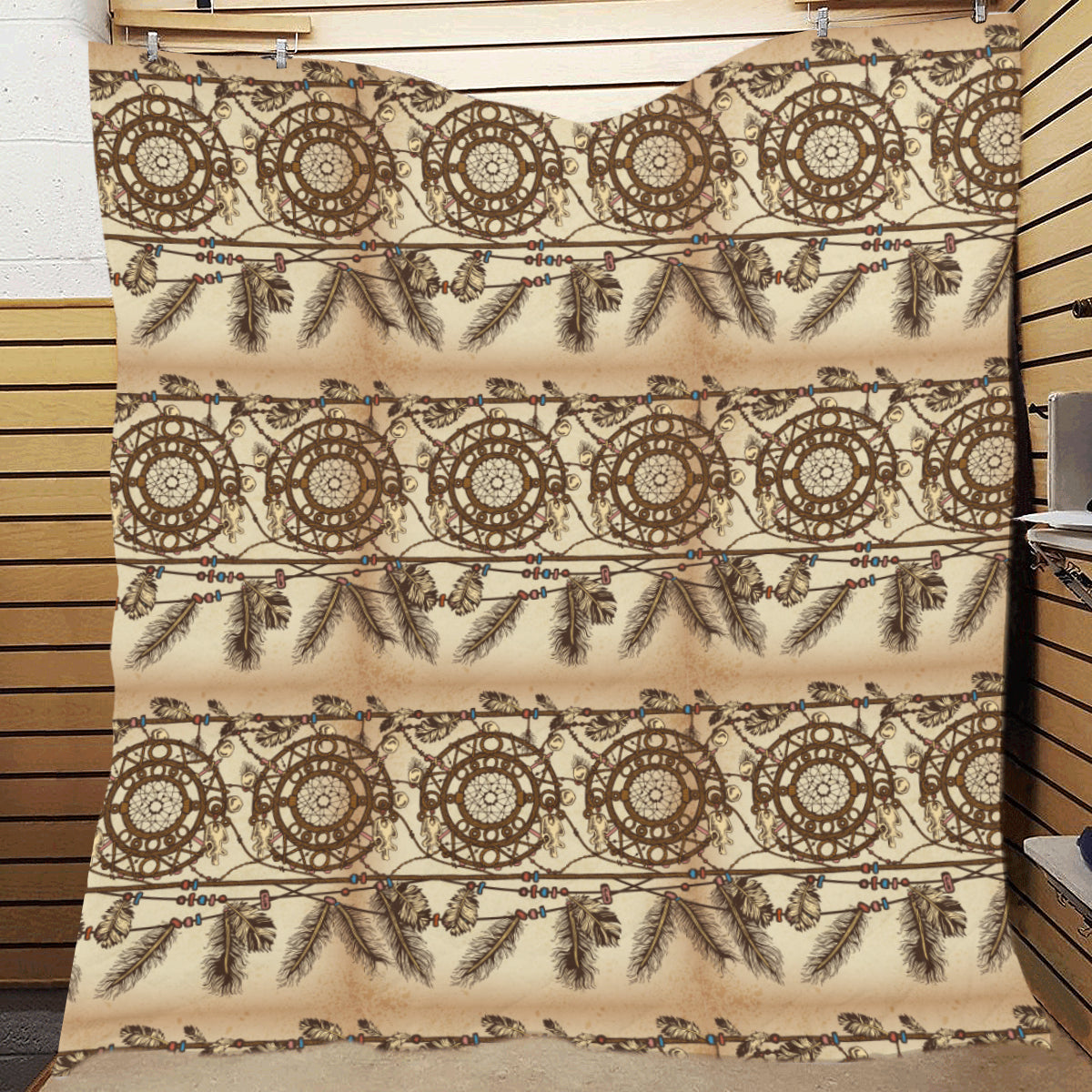 Dream catcher vintage native Premium Quilt