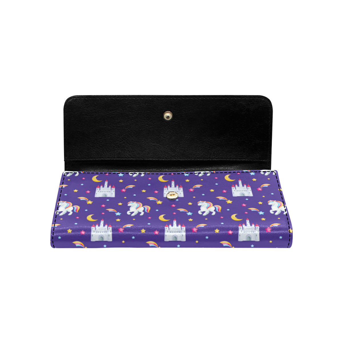 Unicorn Casttle Women's Trifold Wallet