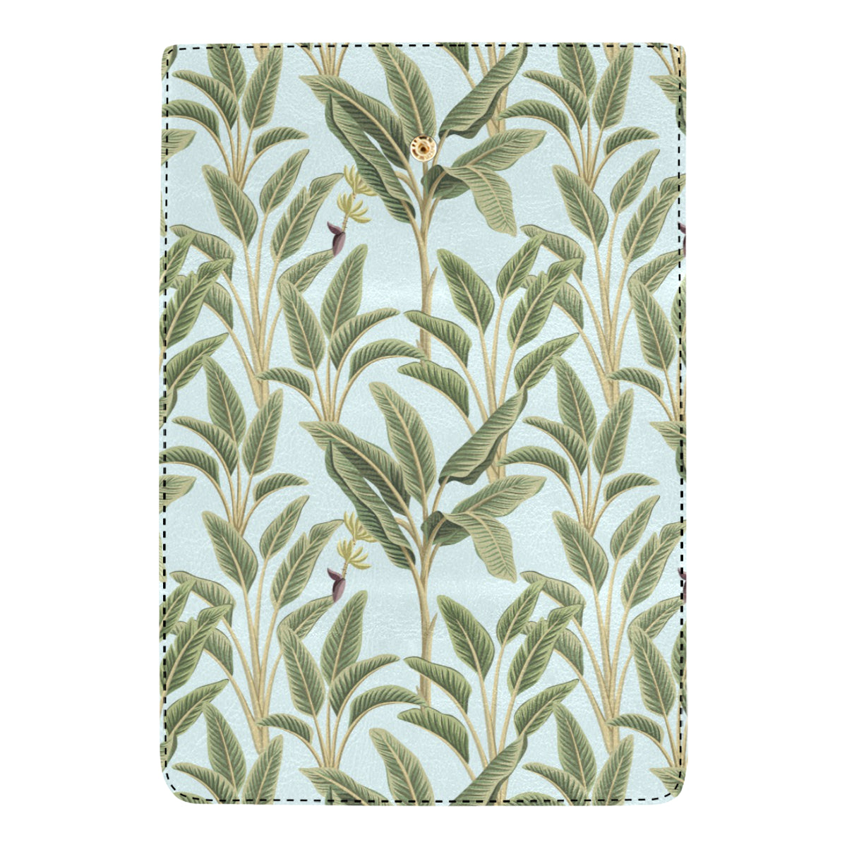 Banana Leaf Pattern Print Design BL03 Women's Trifold Wallet