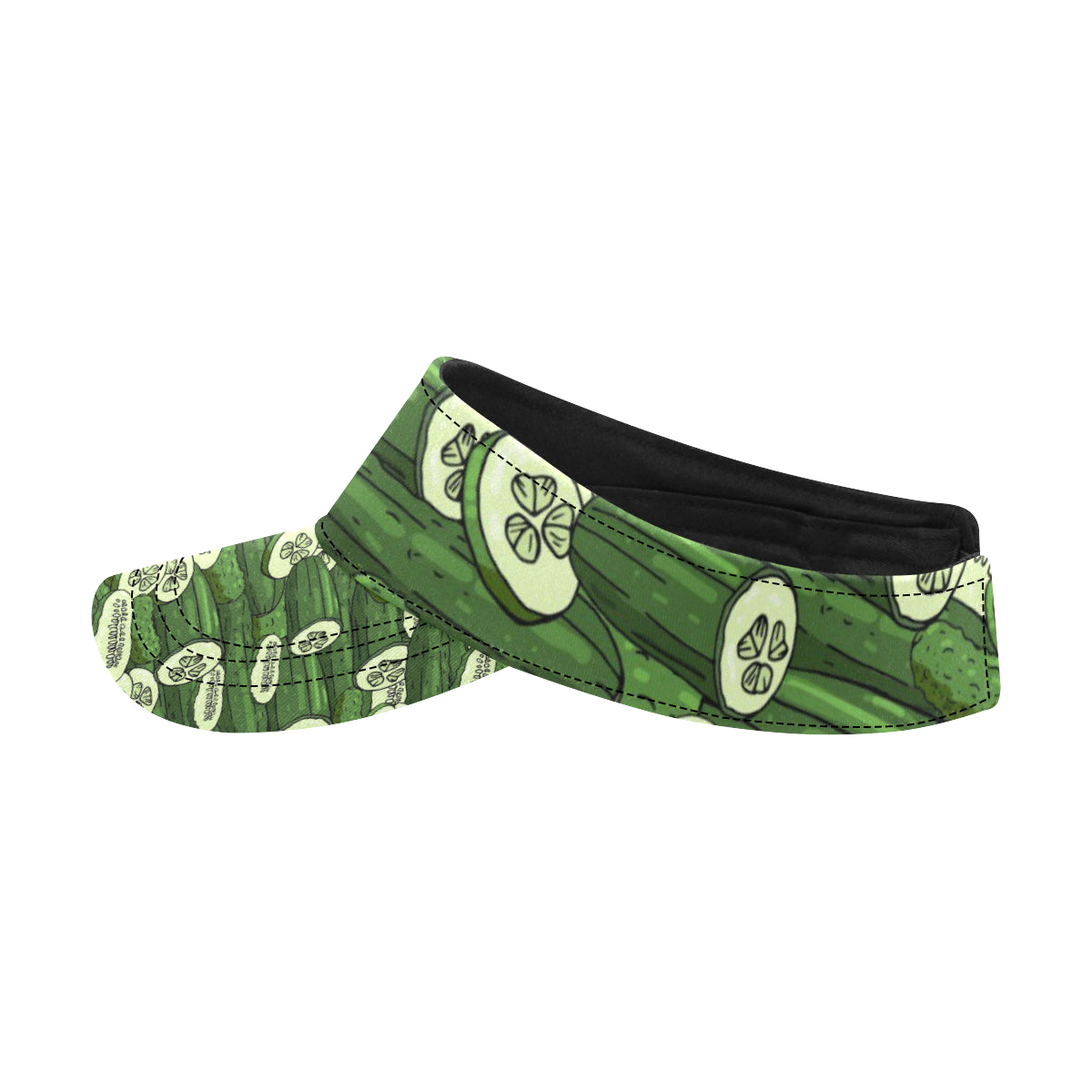 Cucumber Pattern Print Design CC01 Unisex Sun Visor