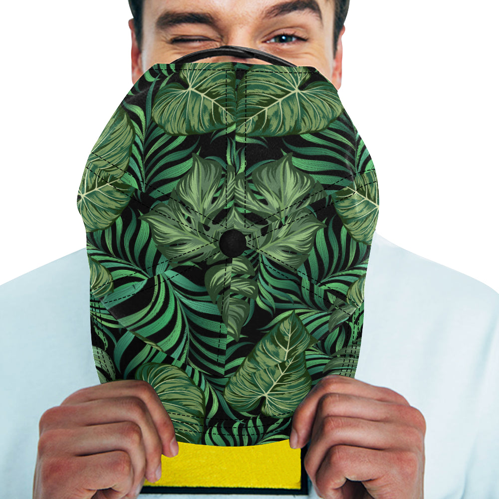 Green Fresh Tropical Palm Leaves Snapback Cap