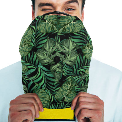 Green Fresh Tropical Palm Leaves Snapback Cap