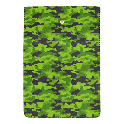Green Kelly Camo Print Women's Trifold Wallet