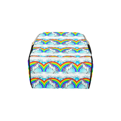 Unicorn Rainbow Diaper Bag Backpack