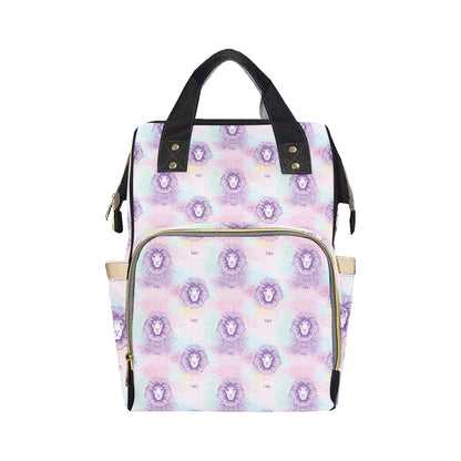Leo Pattern Print Design 03 Diaper Bag Backpack