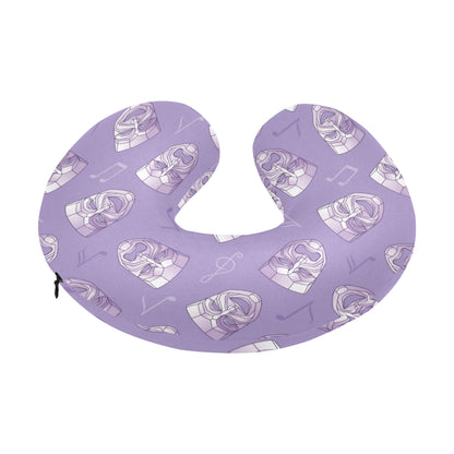 Acting Mask Pattern Print Design 05 U-Shaped Travel Neck Pillow