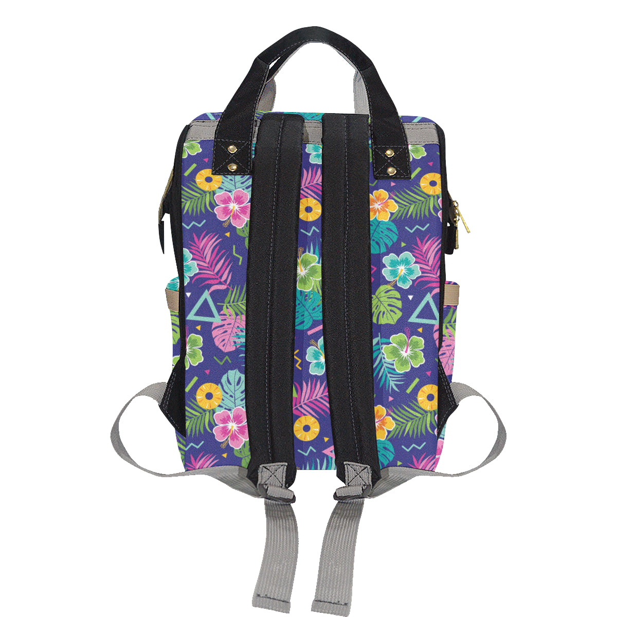 Hawaiian Themed Pattern Print Design H014 Diaper Bag Backpack