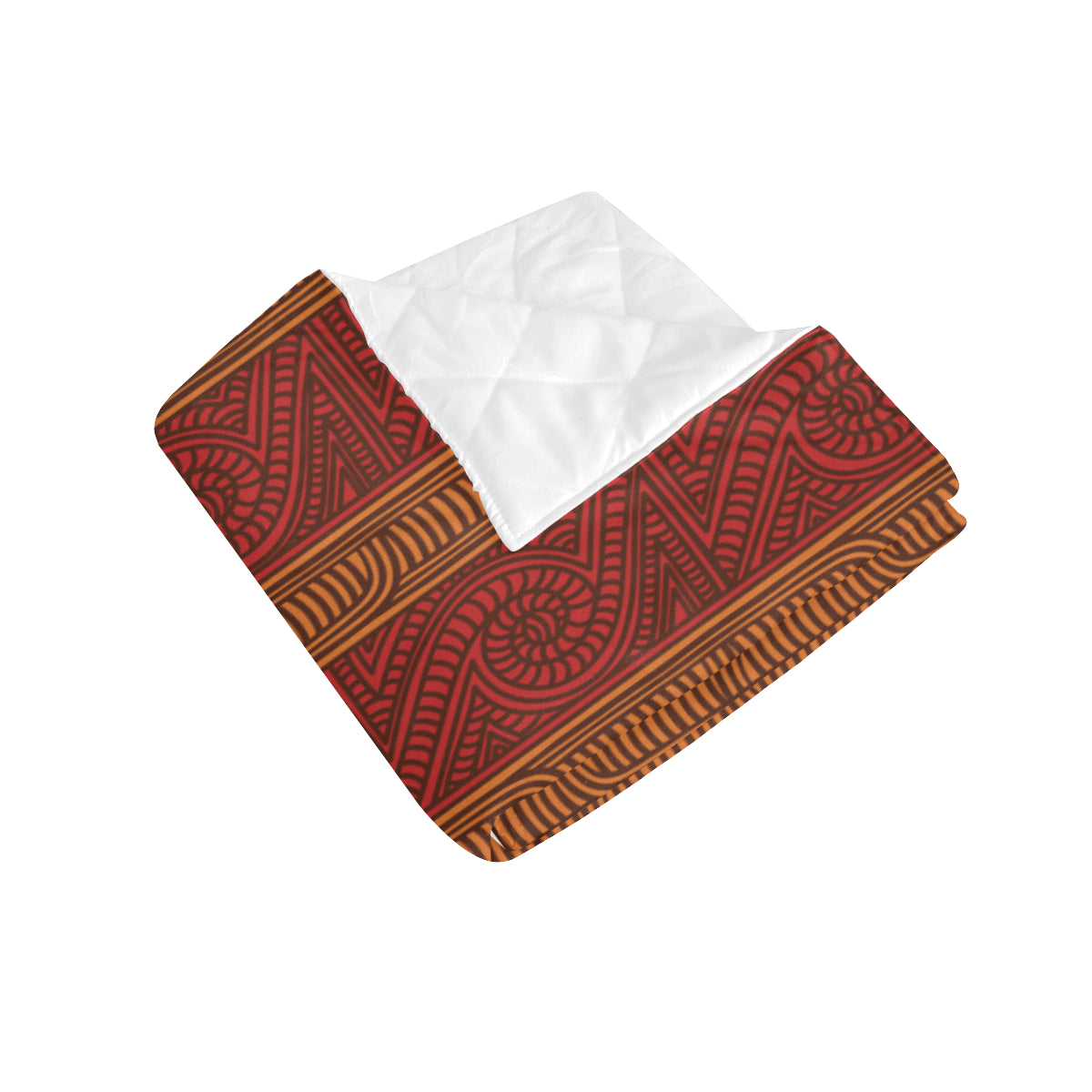 Maori Pattern Print Design 05 Premium Quilt