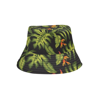 Bird Of Paradise Pattern Print Design BOP013 Unisex Bucket Hat