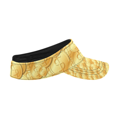 Dollar Pattern Print Design DO03 Unisex Sun Visor