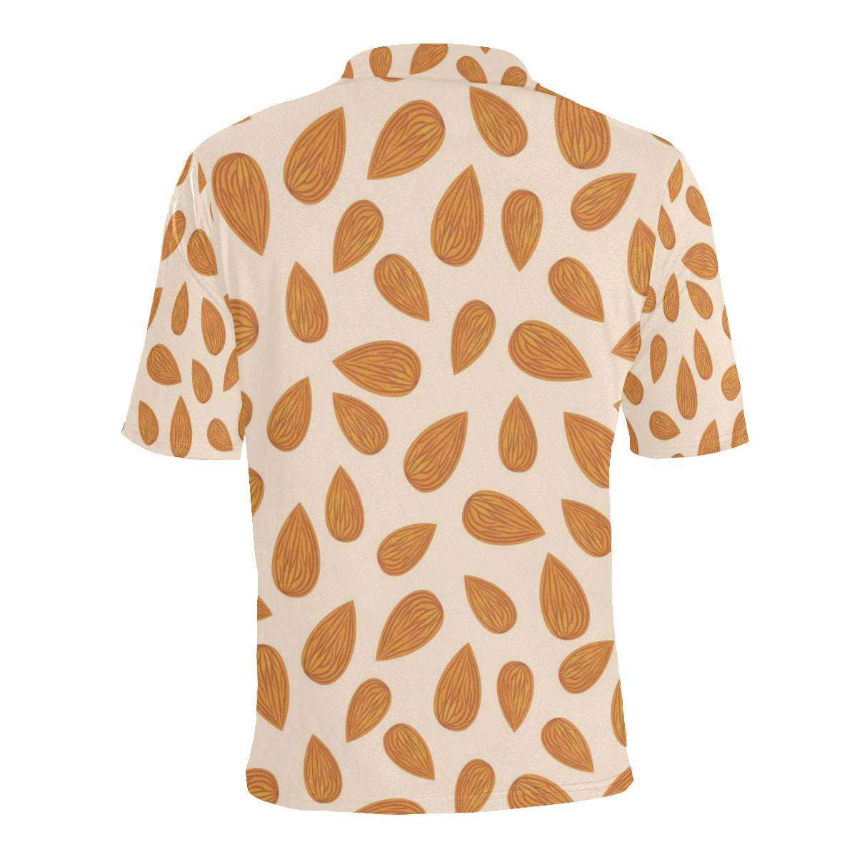 Almond Pattern Print Design 03 Men Polo Shirt