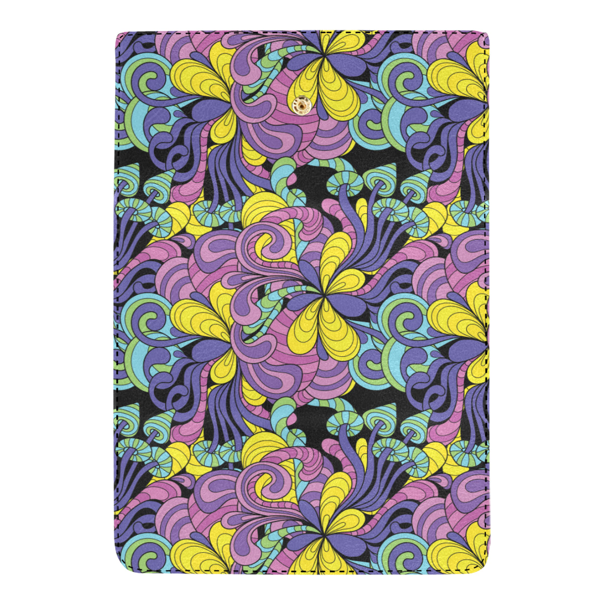 Psychedelic Pattern Print Design A04 Women's Trifold Wallet