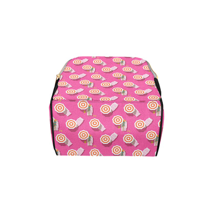 Beach Top View Umbrella Theme Diaper Bag Backpack
