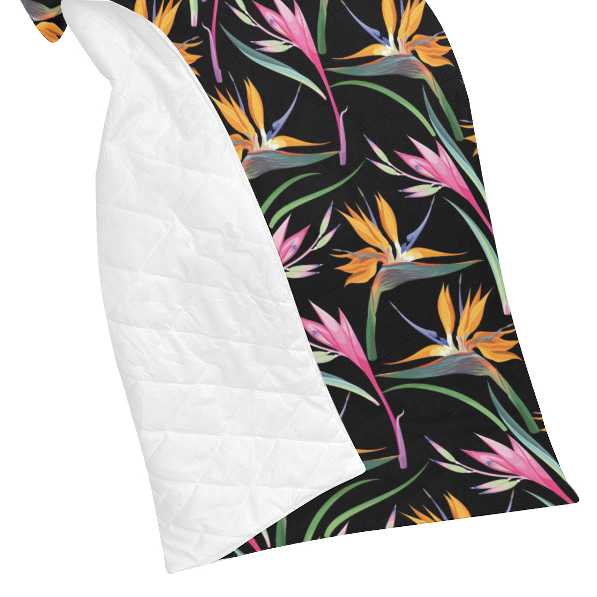 Tropical Flower Pattern Print Design TF017 Premium Quilt