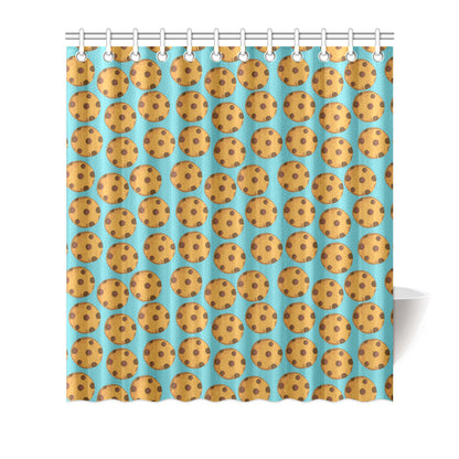 Cookie Pattern Print Design 01 Shower Curtain