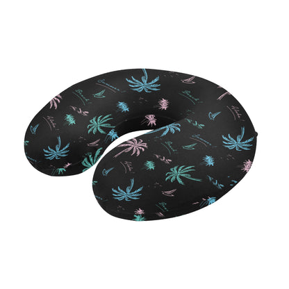 Aloha Hawaii Pattern Print Design 03 U-Shaped Travel Neck Pillow
