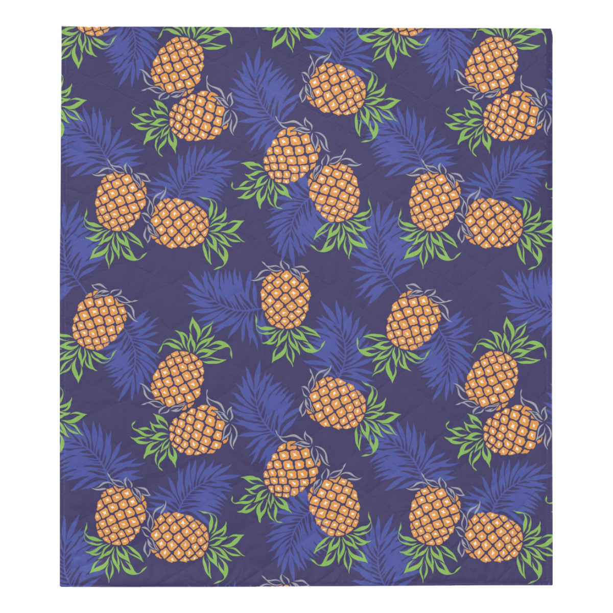 Pineapple Pattern Print Design PP02 Premium Quilt