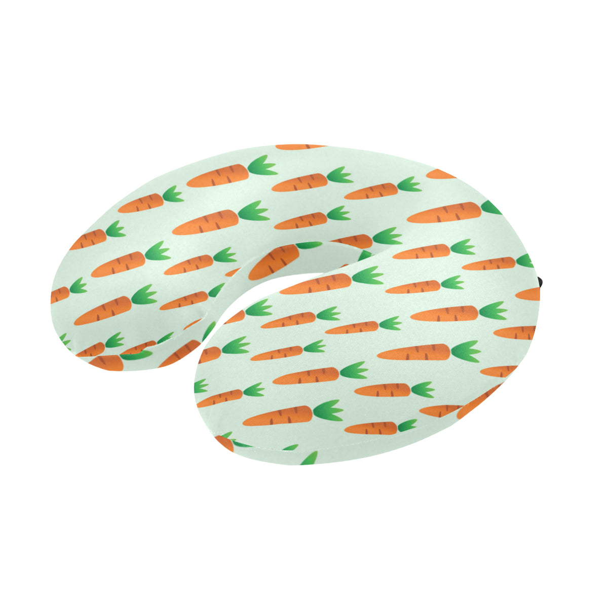 Carrot Pattern Print Design 05 U-Shaped Travel Neck Pillow