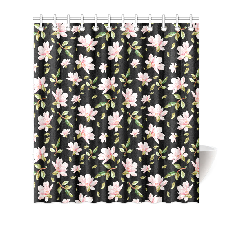 Magnolia Pattern Print Design MAG01 Shower Curtain