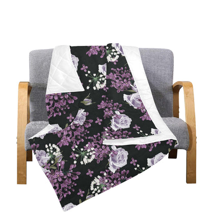 Lilac Pattern Print Design LI04 Premium Quilt
