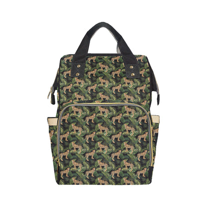Cheetah Pattern Print Design 05 Diaper Bag Backpack