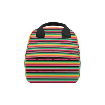 Mexican Blanket Classic Print Pattern Insulated Lunch Bag