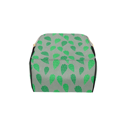 Lettuce Pattern Print Design 02 Diaper Bag Backpack