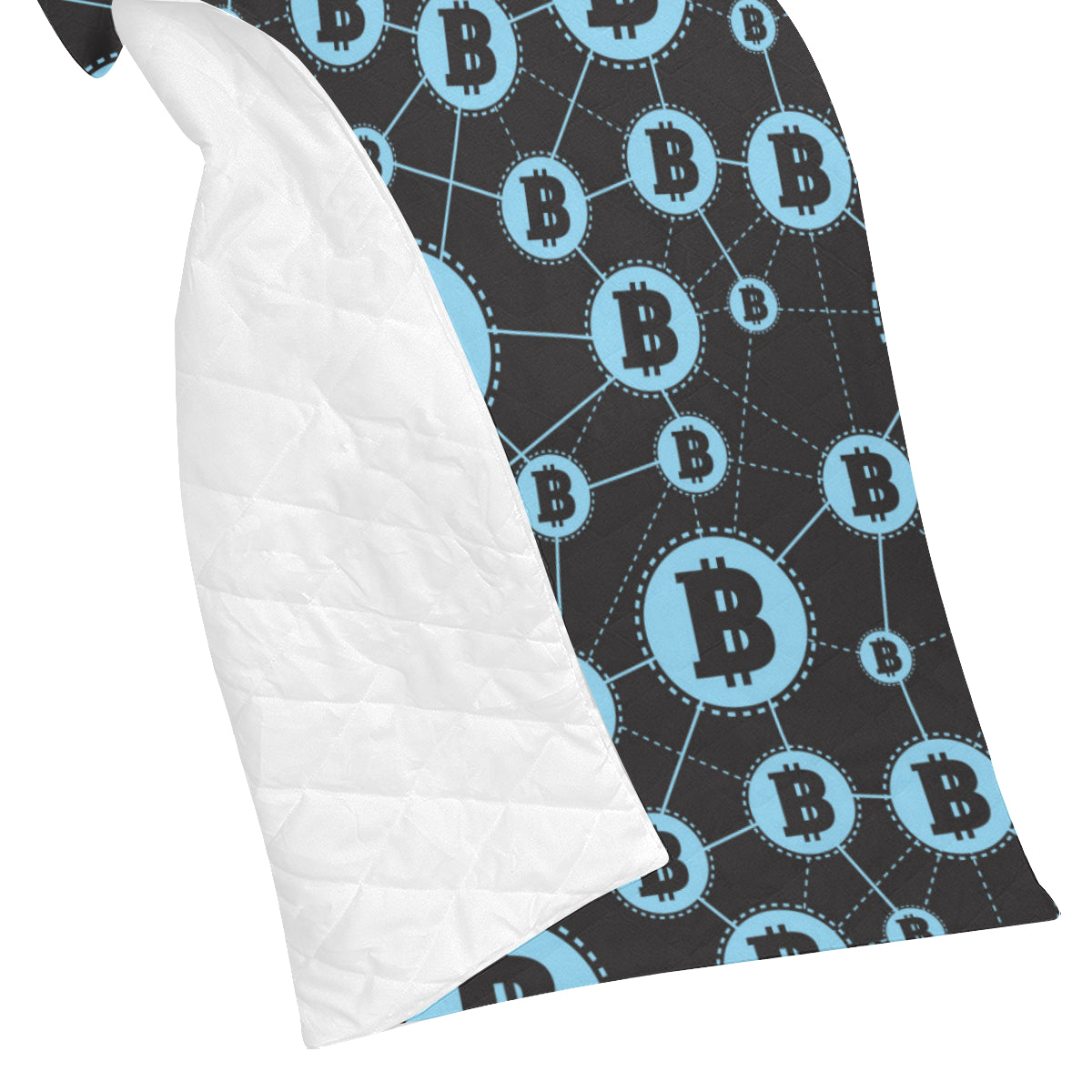 Cryptocurrency Pattern Print Design 02 Premium Quilt