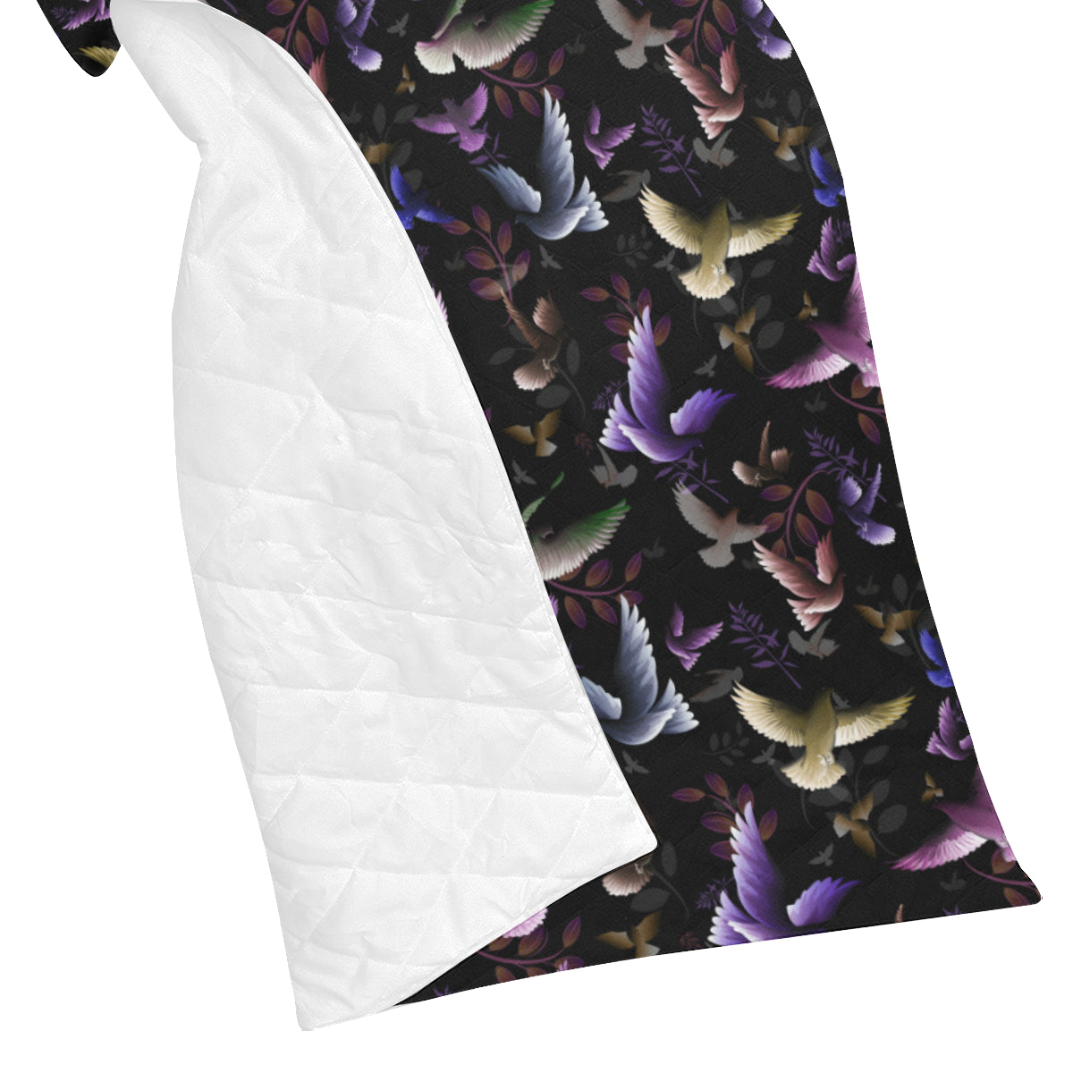 Pigeon Pattern Print Design 01 Premium Quilt