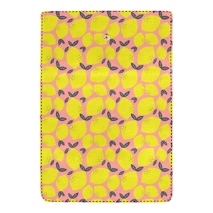 Lemon Pattern Print Design LM03 Women's Trifold Wallet