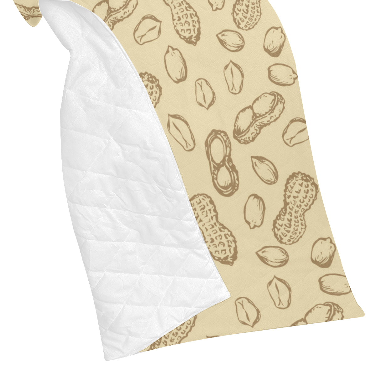 Peanut Pattern Print Design A02 Premium Quilt