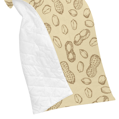 Peanut Pattern Print Design A02 Premium Quilt