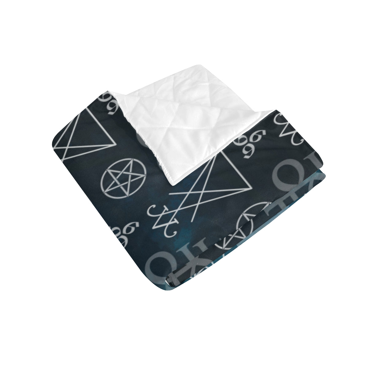 Pentagram Pattern Print Design A03 Premium Quilt