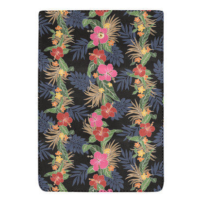 Hawaiian Themed Pattern Print Design H011 Women's Trifold Wallet