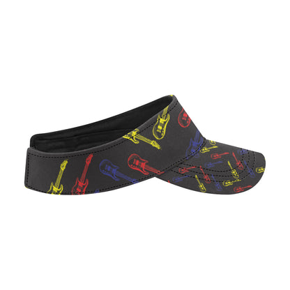 Electric Guitar Pattern Print Design 03 Unisex Sun Visor