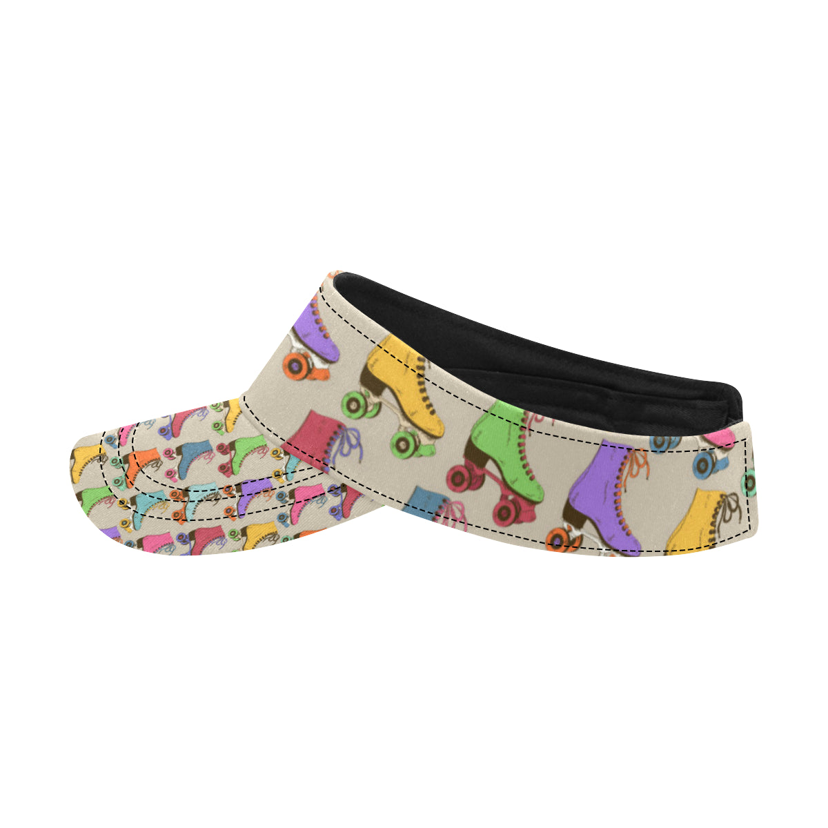 Roller skate Pattern Print Design A01 Unisex Sun Visor