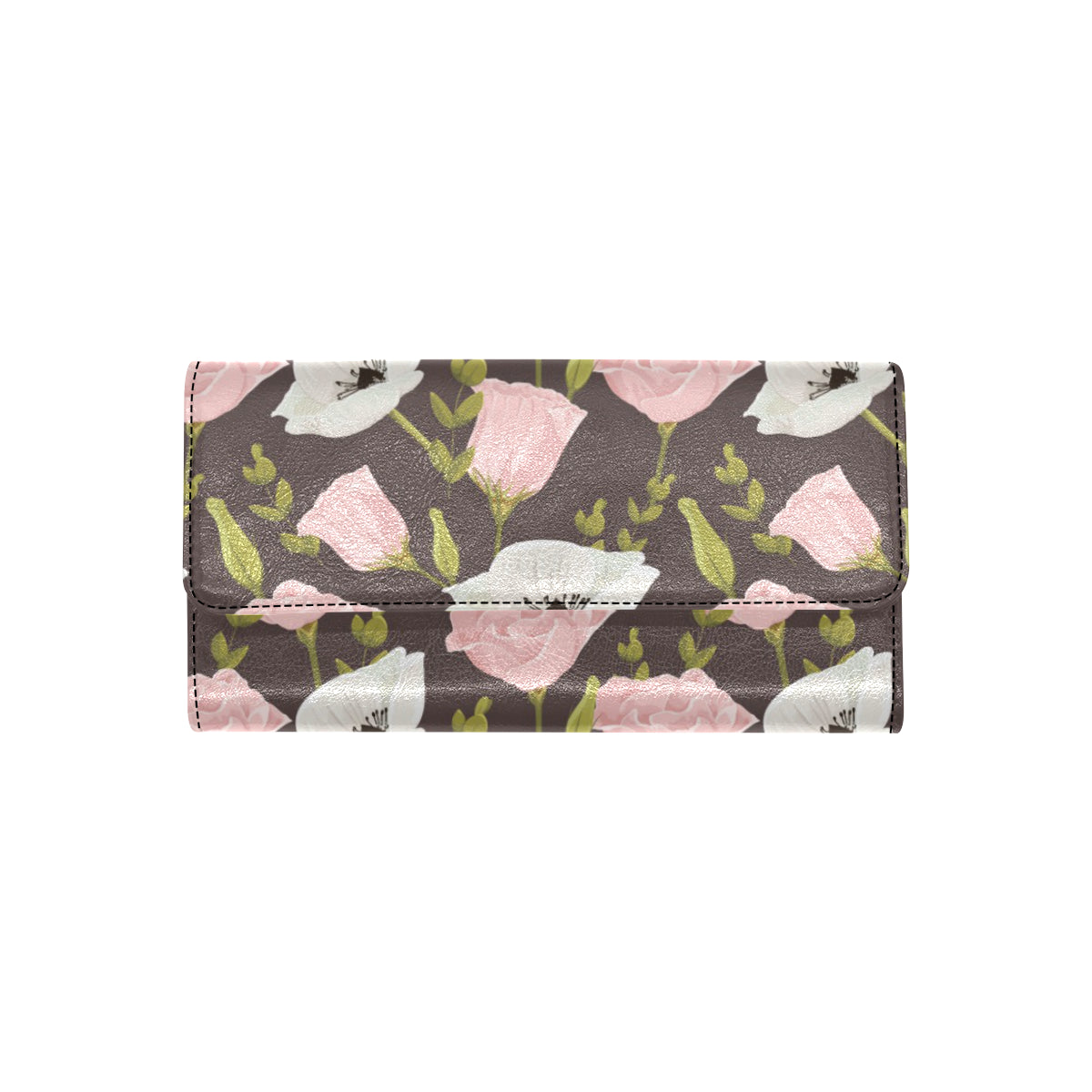 Anemone Pattern Print Design AM011 Women's Trifold Wallet
