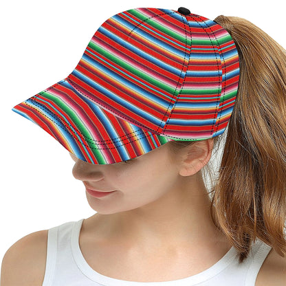 Serape Print Snapback Cap