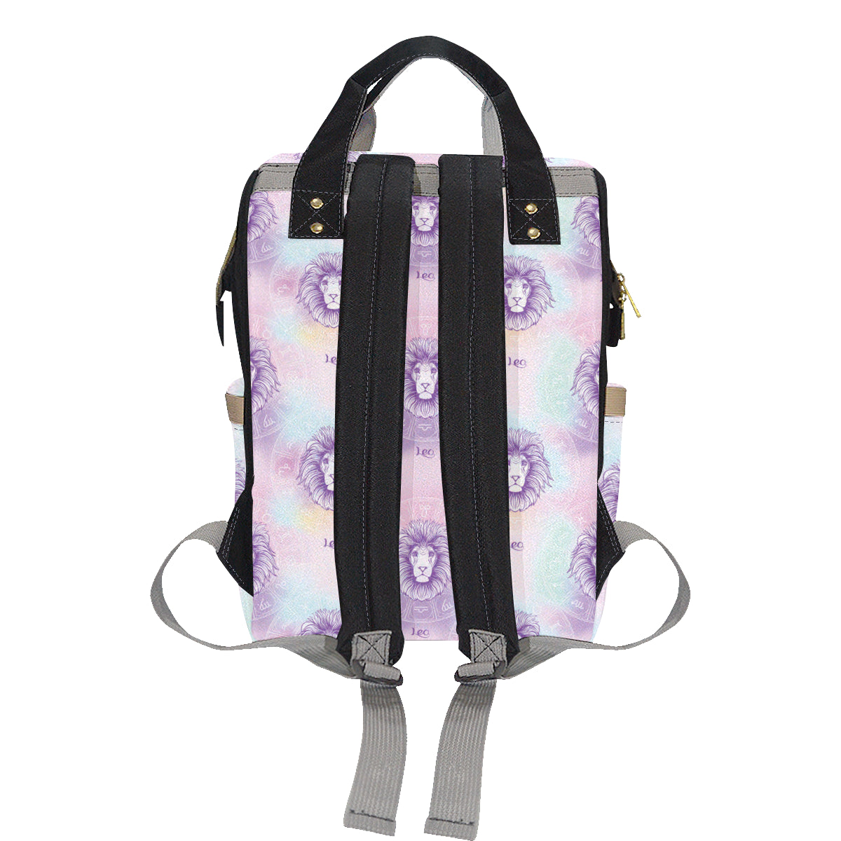 Leo Pattern Print Design 03 Diaper Bag Backpack