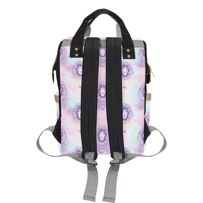Leo Pattern Print Design 03 Diaper Bag Backpack
